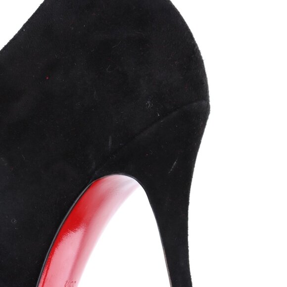Christian Louboutin Suede Booties - Size 38 1/2 (US 8.5) - Picture 11 of 12